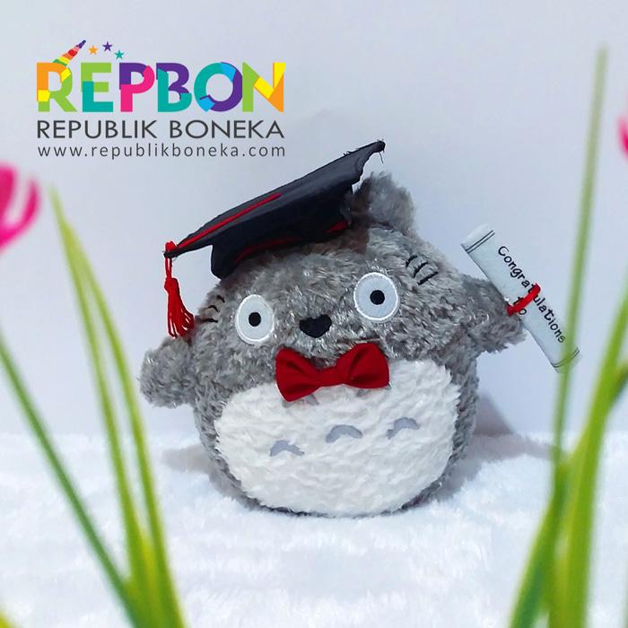 BONEKA WISUDA TOTORO 15CM GRADUATION DOLL Boneka03873