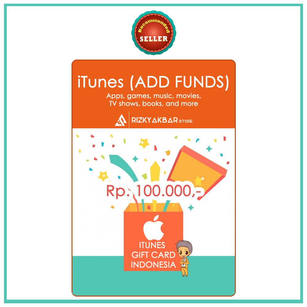 iTunes Gift Card IGC Indonesia 100 Ribu - Rizky Akbar Store