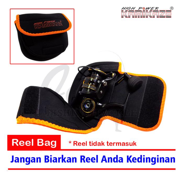 HOT SPESIAL!!! Kamikaze Reel Bag 2 layer - Tas reel pancing 15x13x4cm - tGptHV