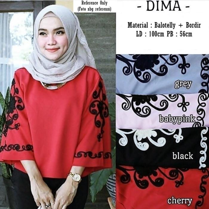 Grosir Baju Atasan Muslim Wanita Hijab Murah dan Terbaru / Dima Top