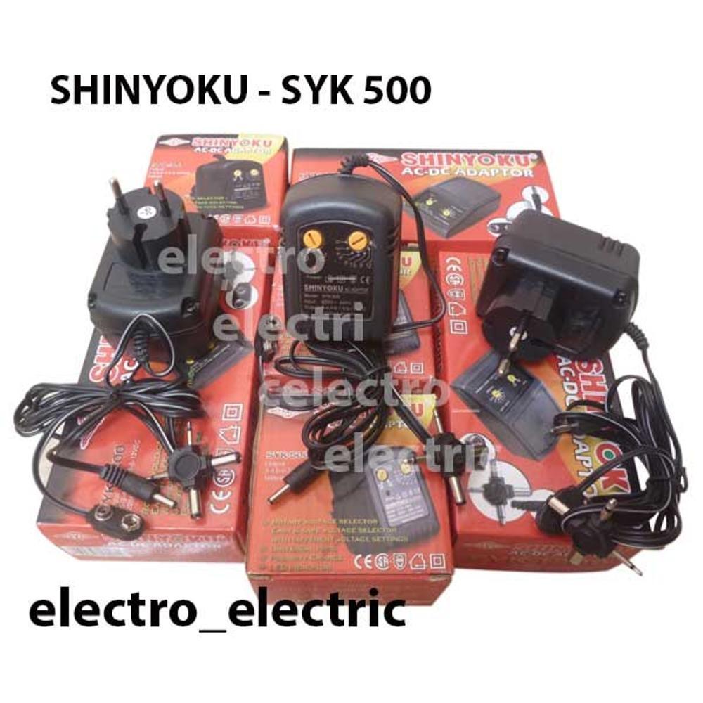 Adaptor AC-DC, Shinyoku Syk-500, 500ma
