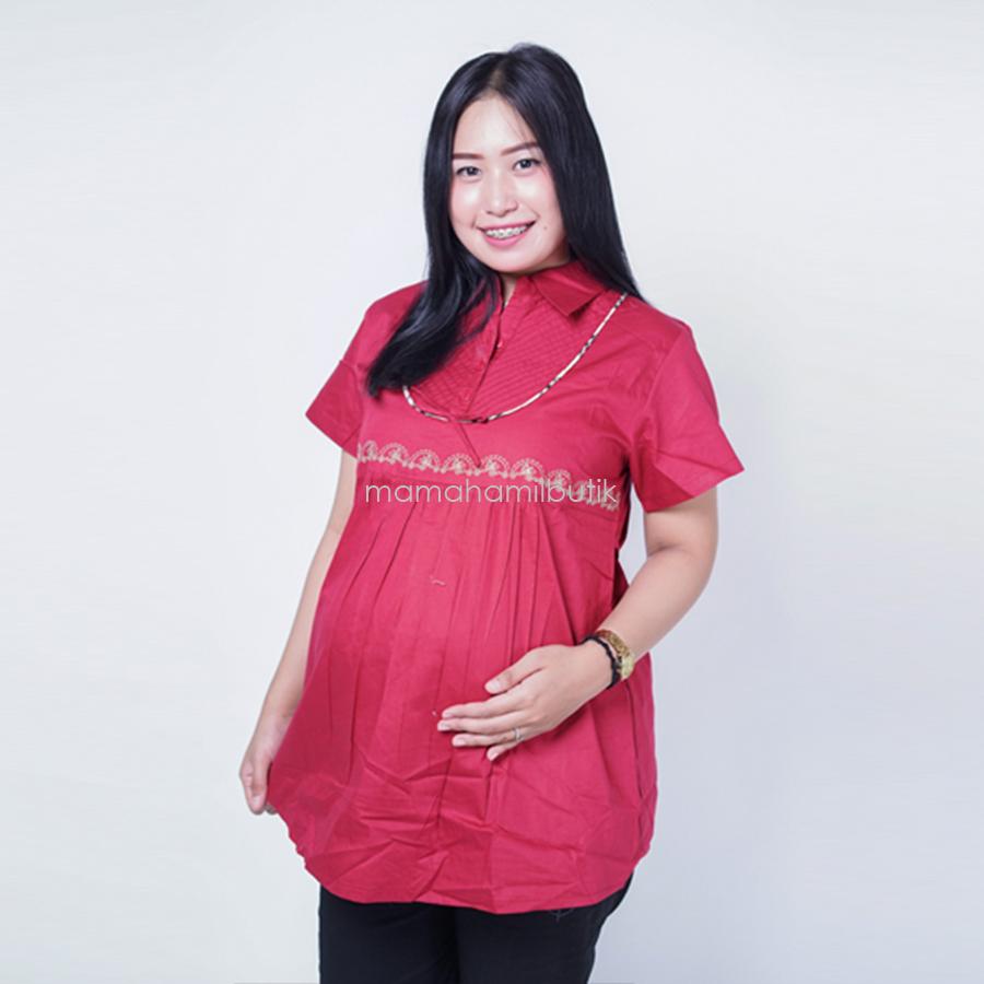 Baju Hamil Kerja Lengan Pendek Gucci / Baju Hamil Untuk Kerja / Baju Hamil Muslim / Baju Hamil Seksi Baju Hamil Gamis / Baju Hamil Kerja Modis / Baju Hamil batik / Baju Hamil Menyusui