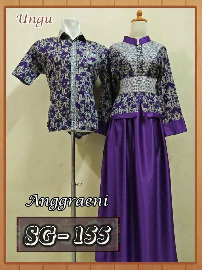 Sarimbit Gamis Batik Couple Baju Pasangan Batik Pekalongan Murah 2/Sarimbit Pasutri/Cople Bagus/Sarimbit Lebaran