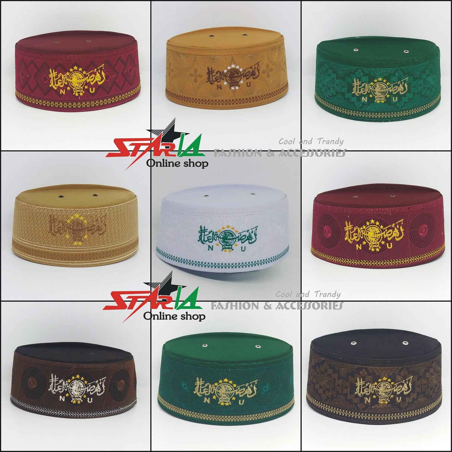 PECI NU BORDIR RAPIH KUAT BAGUS KALEM / songkok pria peci pria maiyah habib sorban sarung atlas gajah duduk sajadah sornan nu jas nu jasket syeker mania gus azmi sagofa sagogah kaos distro nu sarung polos seragam batik gamis joger celana peci sufi cak nun