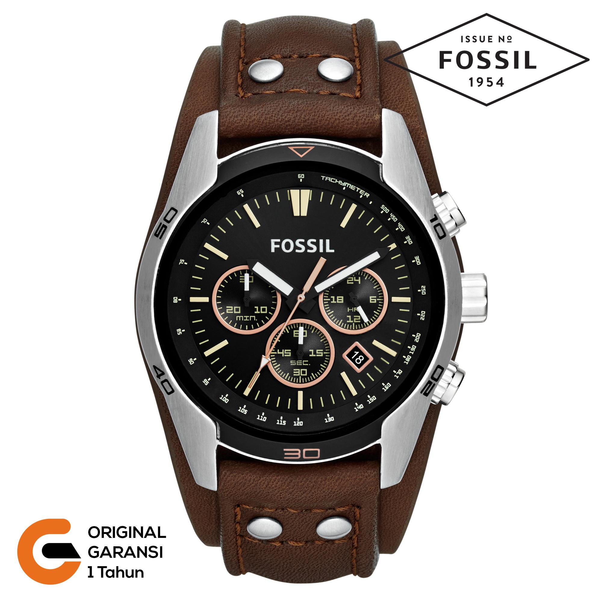 Jual Jam Tangan Pria Fossil Terbaru Fossil Jam Tangan Pria Fossil Coachman CH2565 CH2891 Jam Tangan Pria Anti Air Chronograph Tali
