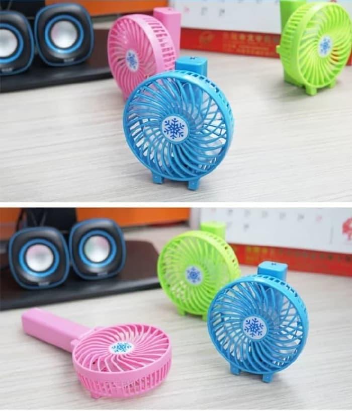 Terbaru!! Kipas Lipat Mini Portable Handy Mini Fan Fleco Baterry 2200 Mah - ready stock