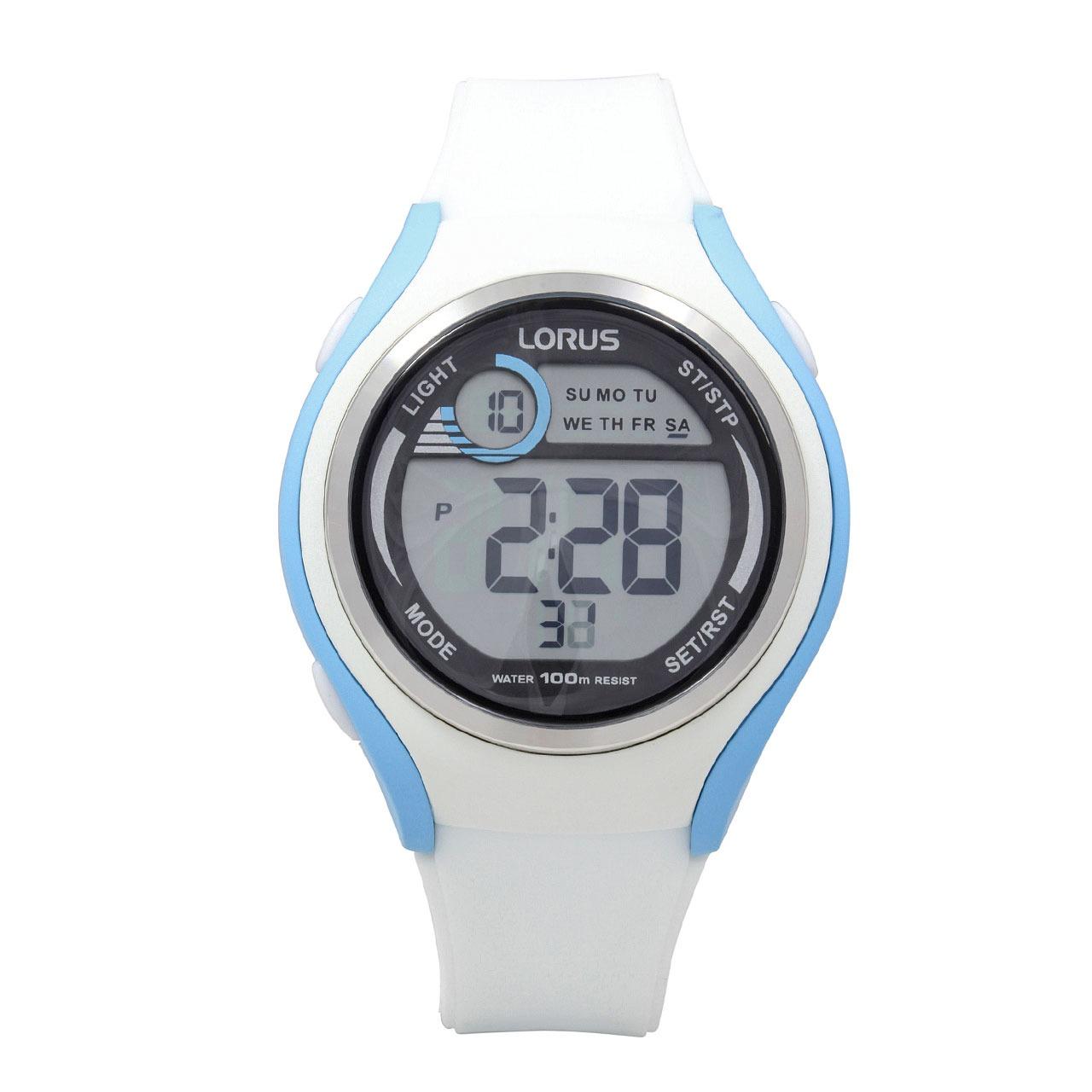LORUS Jam Tangan - White Blue - Silicon - R2387LX9