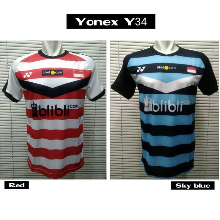 HARGA SPESIAL!!! Baju / Jersey Bulutangkis /Kaos Badminton Yonex Y34 Kevin Gideon - s22wOm