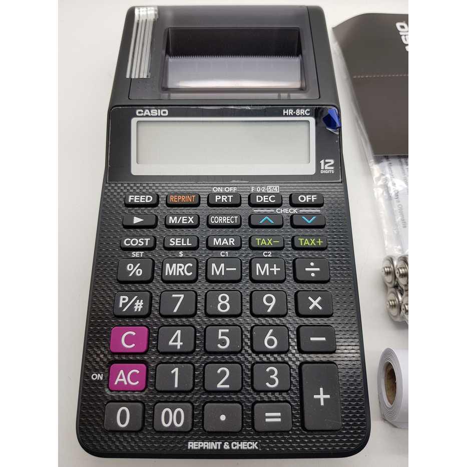 BEST SELLER Kalkulator Casio Portable Printer HR - 8 RC Reprint And Check HARGA TERMURAH
