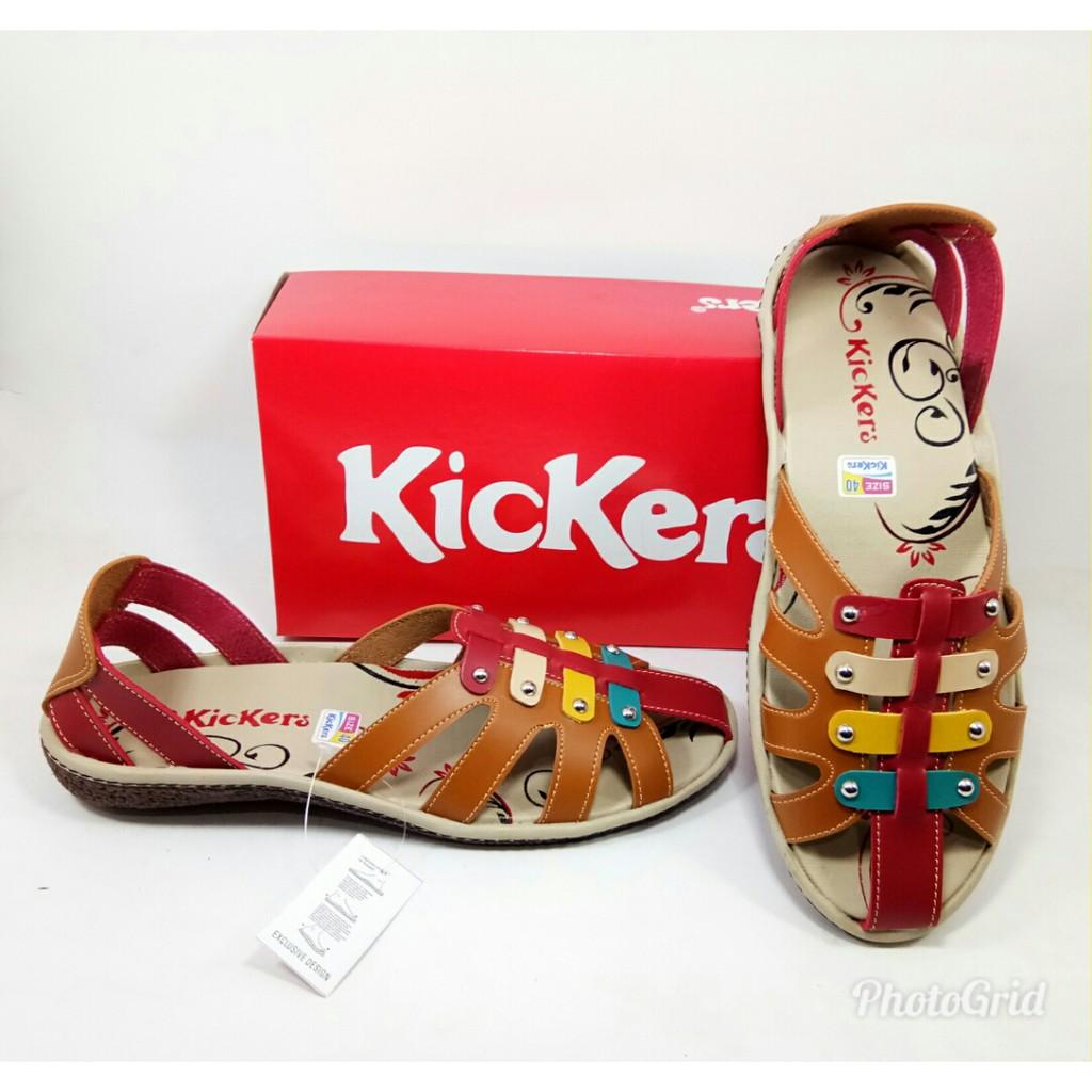 Sepatu Sandal Kickers Wanita Free Box Murah Kode MK-9