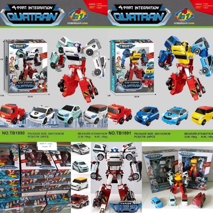 READY TOBOT QUATRAN 4 IN 1 UK BESAR KW 1 SUPER/ SIAPA CEPAT YG DAPAT