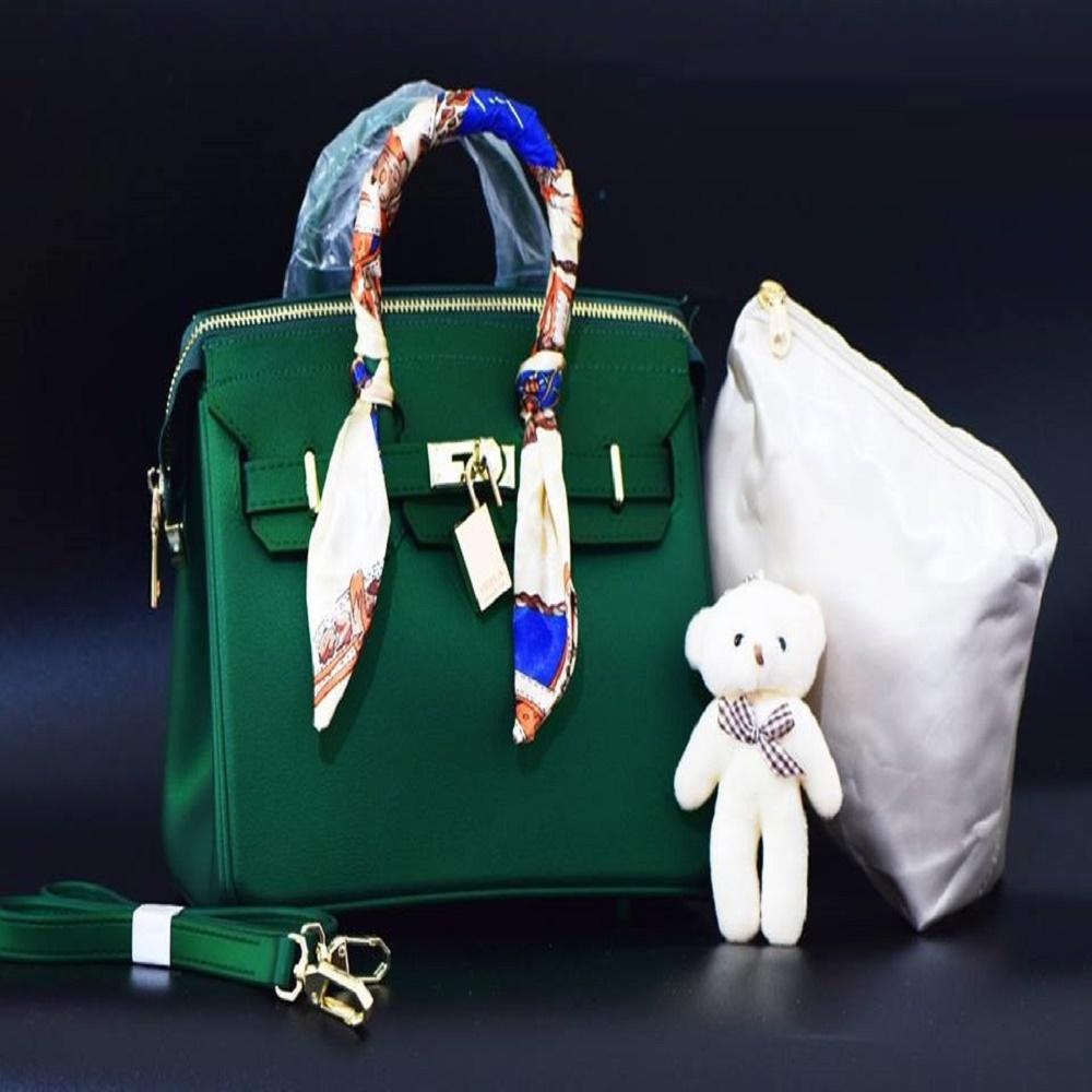 Tas Laptop Kerja Modis Trandy Tas Jelly Matte Hermes Birkin Hijau