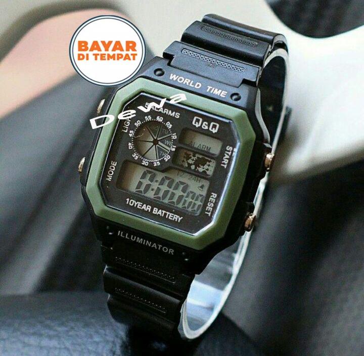 Q&Q - QnQ Jam Tangan Fashion Pria/Wanita - Rubber Strap Berkualitas Terbaru