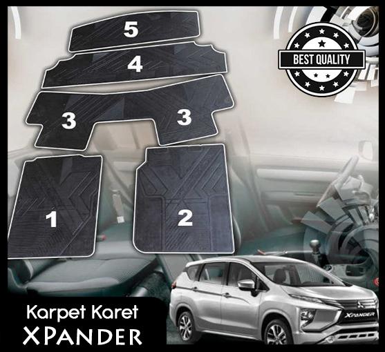 Karpet Lantai karet X-pander Mobil Mitsubishi Xpander Full Set