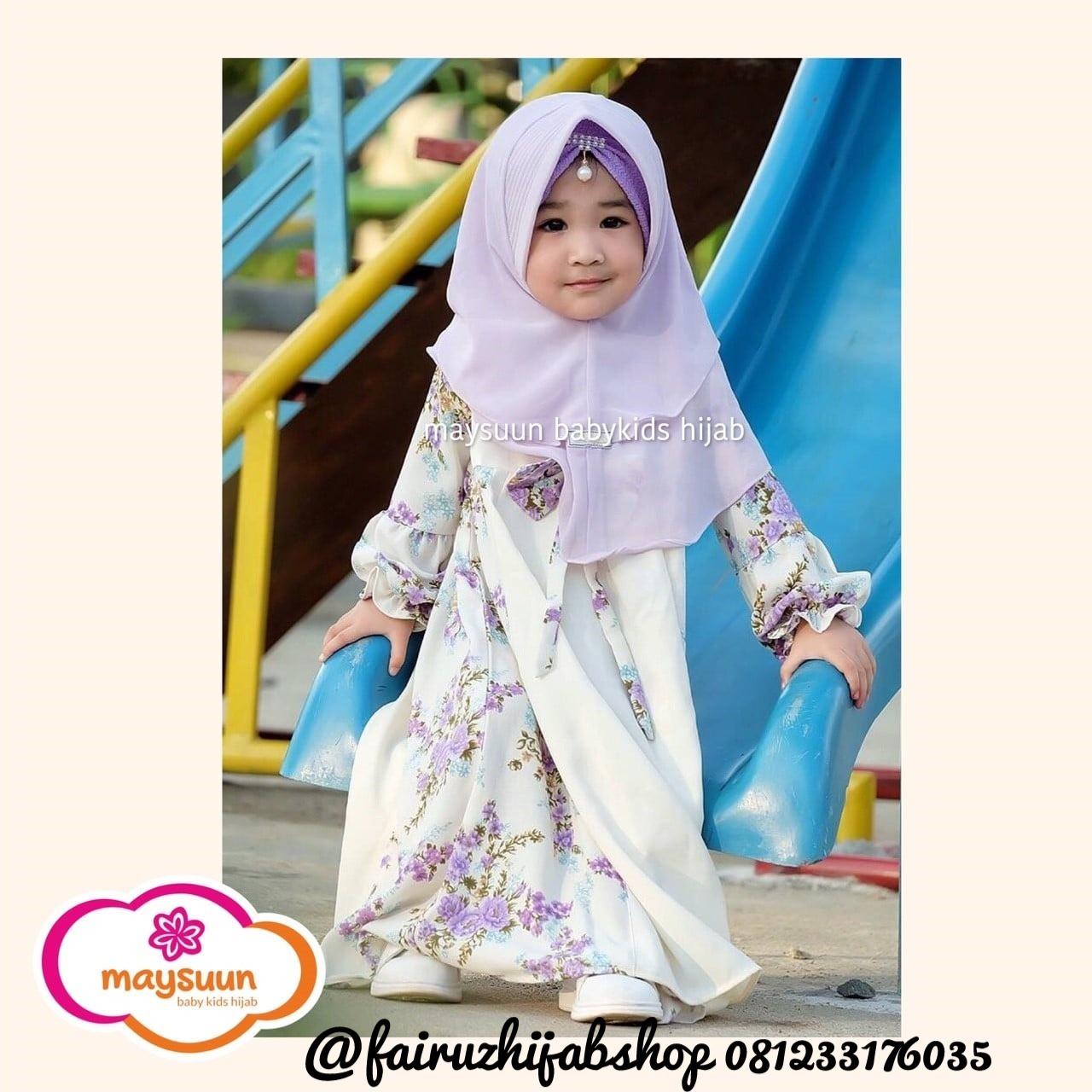 Fairuz Hijab,TERBARU !! Baju Gamis Anak Perempuan Syari, Busana Muslim Anak Modern Online Usia 5 - 6 Tahun
