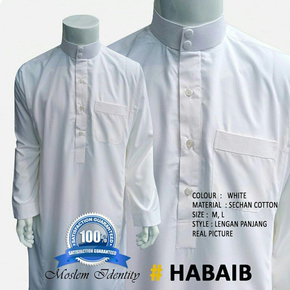 Gamis Jubah Exclusive - Gamis Jubah Pria lengan panjang S Habaib di lapak Koko Gaul kokogaul