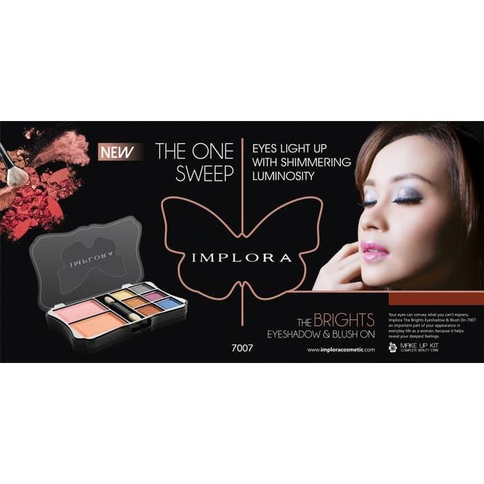 Best Seller IMPLORA EYESHADOW AND BLUSH ON KUPUKUPU Termurah Dan Terlaris