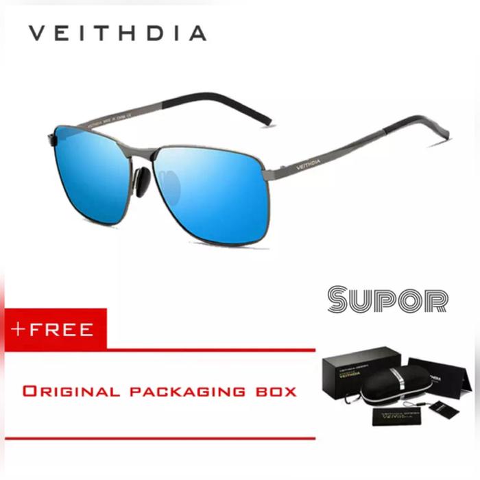 Kacamata Hitam Veithdia AV02 ORI Polarized Sunglass Rayban Polaroid