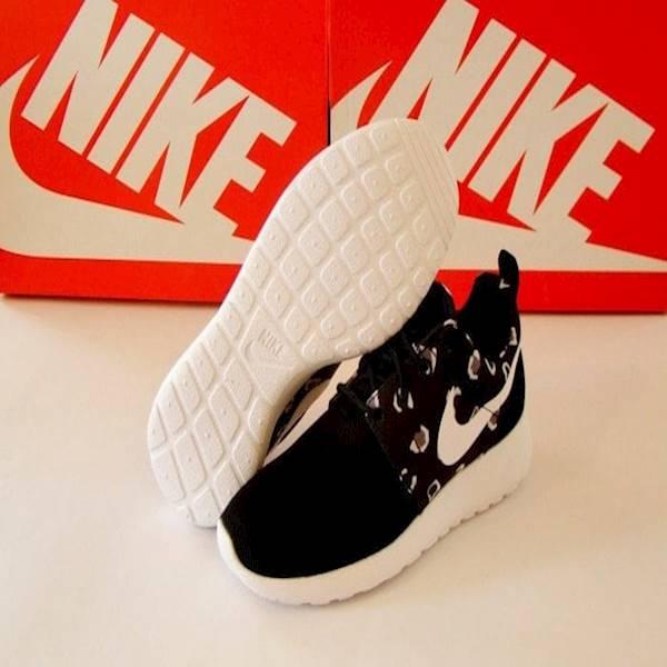 Sepatu Keren ORIGINAL Nike Roshe Run Black Leopard