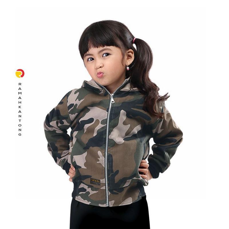 INFIKIDS Jaket Army Anak Perempuan Umur 6 - 12 Tahun IJD 745-401 Loreng