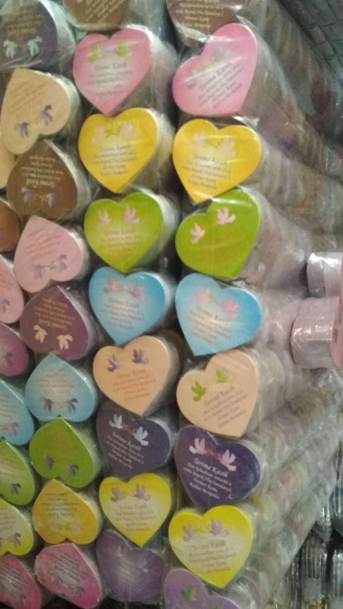 100 lbr souvenir pernikahan kartu ucapan terima kasih