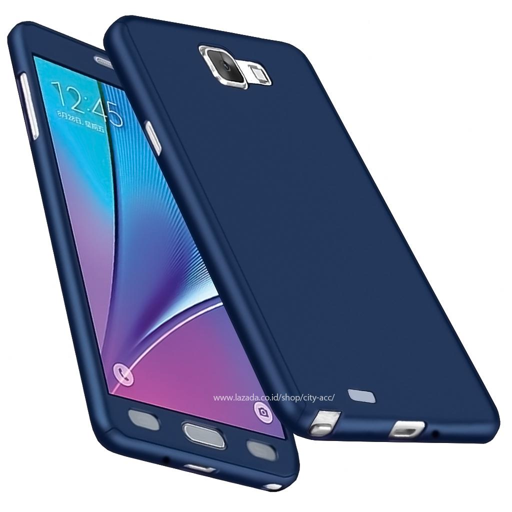 Case Front Back 360 Degree Full Protection for Samsung Galaxy Note 2 ( SM - N7100 ) + Tempered Glass