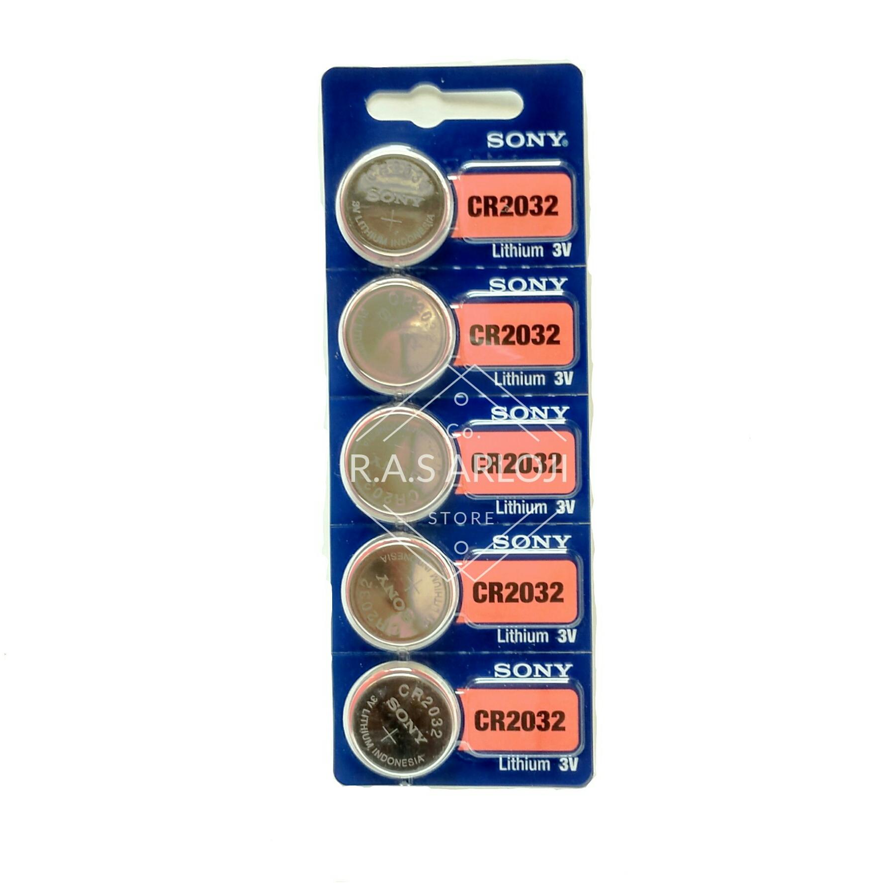 Sony - CR2032 - Original - Baterai Kancing