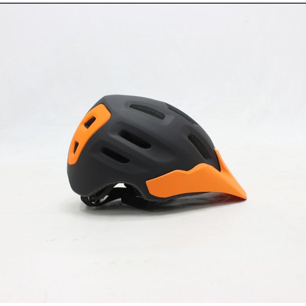 HELM SEPEDA - HELM ENDURO AM THRILL VANQ MATT BLACK ORANGE
