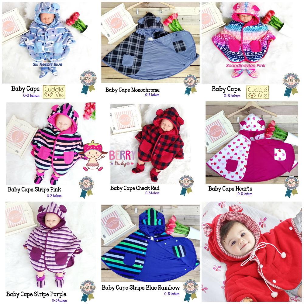 Jaket Bayi Anak Baby Cape Cuddle Me 03 Tahun Monochrome