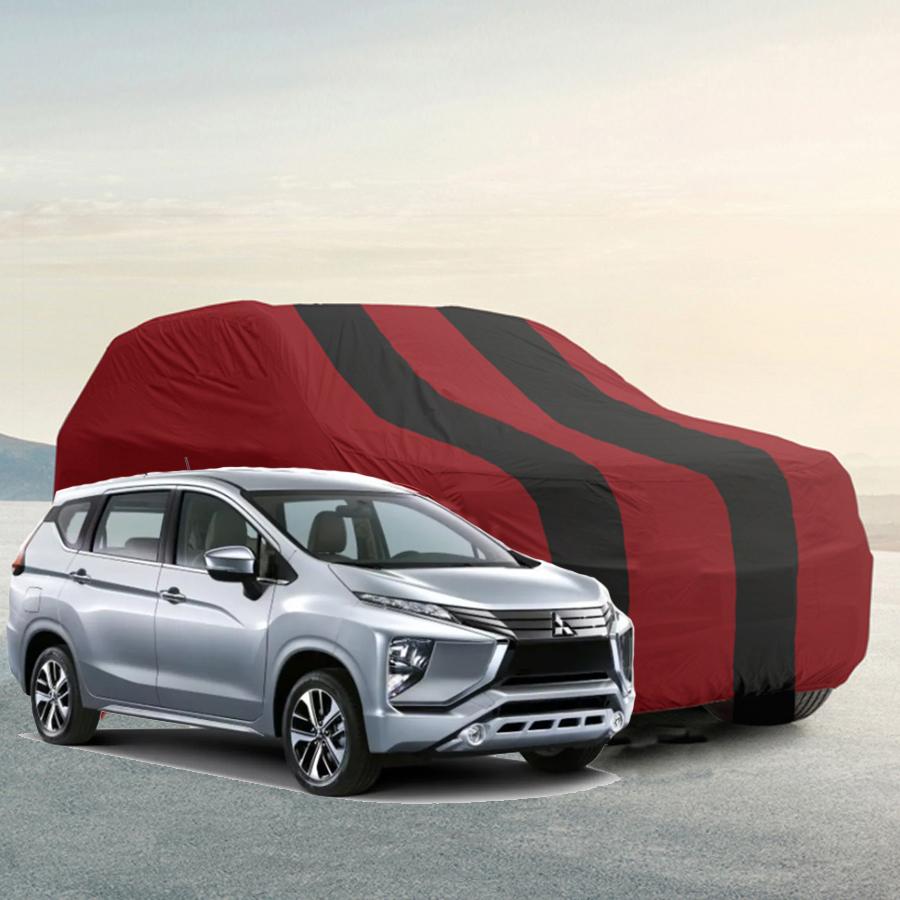 Vanguard Body Cover Penutup Mobil XPANDER Merah Hitam Waterproof / Sarung Mobil EXPANDER Premium