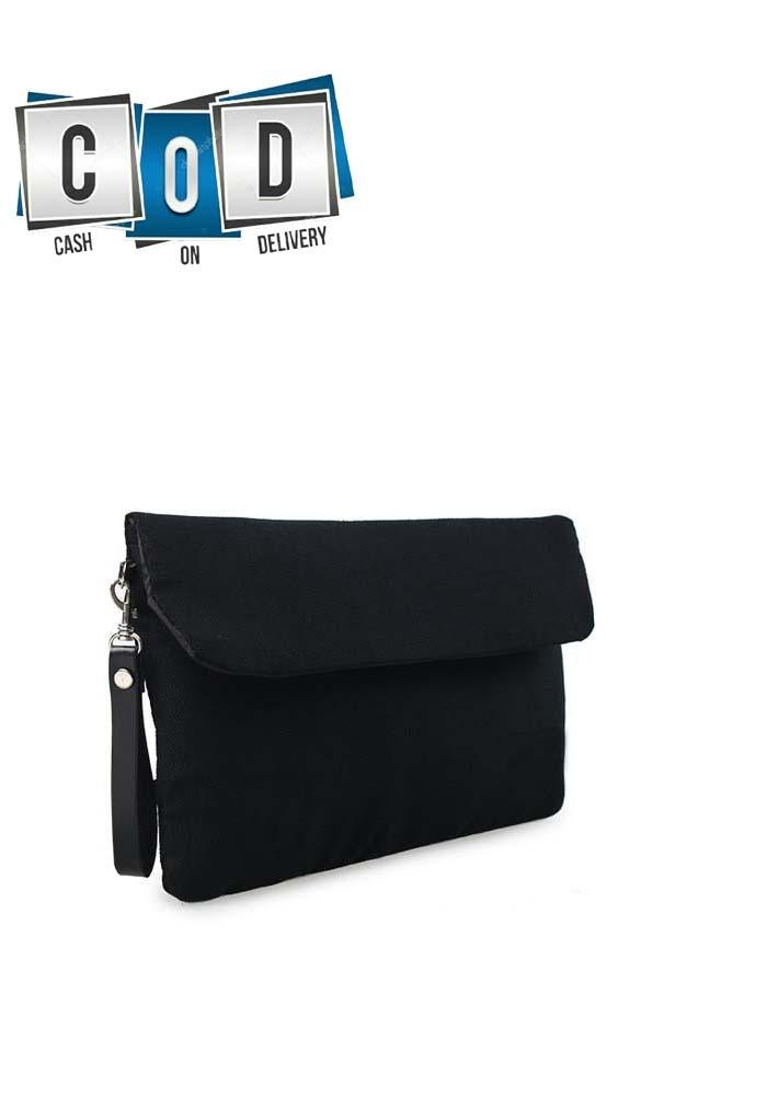Fatta Collection - Original Clutch Canvas- Tas Pria Tas Wanita - Hitam