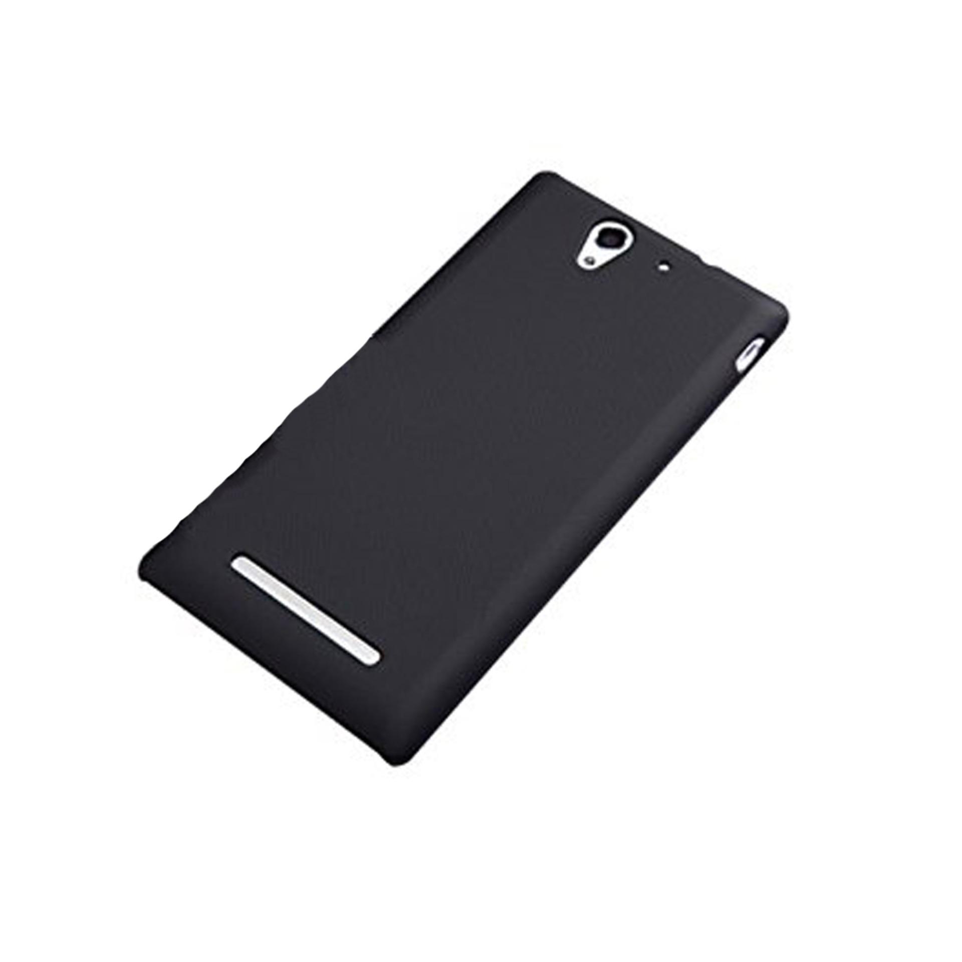 Case Slim Black Matte Sony Experia C3 Baby Skin Softcase Ultra Thin Jelly Silikon Babyskin