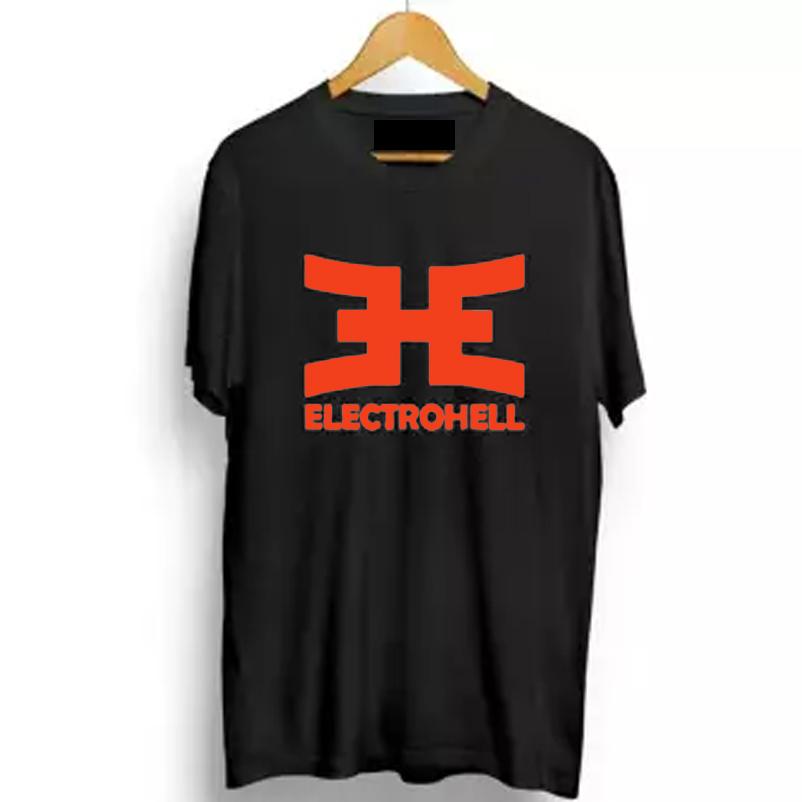 Kaos Electrohell / Tshirt Electrohell / Baju Distro Electrohell Red Print