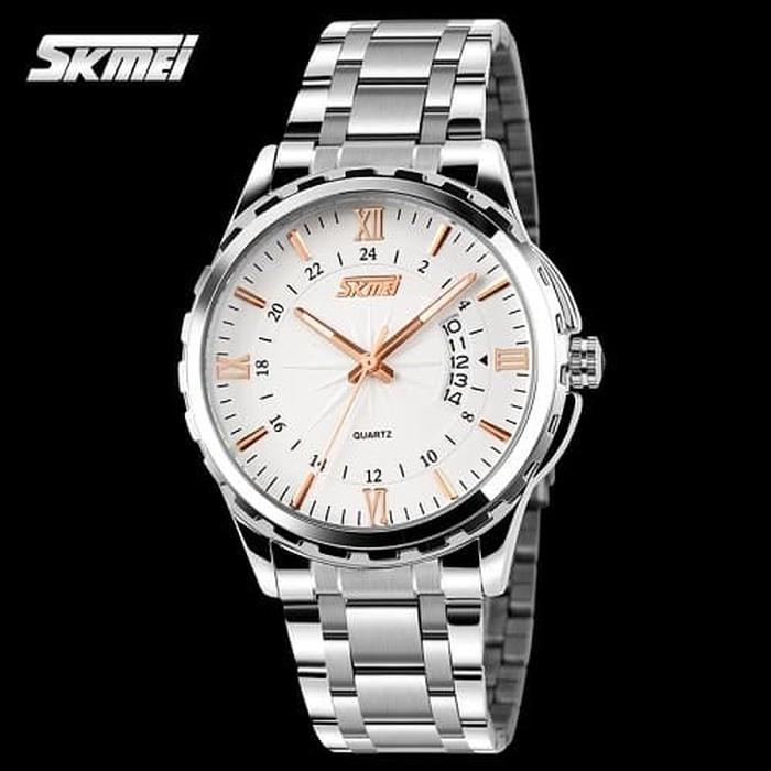 Best Seller!! Jual Jam Tangan Analog Pria Citizen sk-mei Escape Putih Emas Original - Emas - ready stock