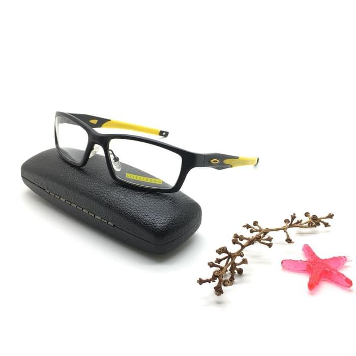 PALING LARIS Frame Kacamata Minus Oakley Crosslink Pria VR46 Hitam Kuning