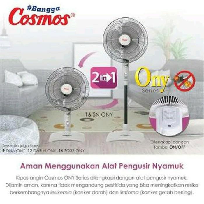Best Top Seller!! Cosmos Kipas Berdiri 2In1 16 Inch Dengan Free Kotak Pengusir Nyamuk - ready stock