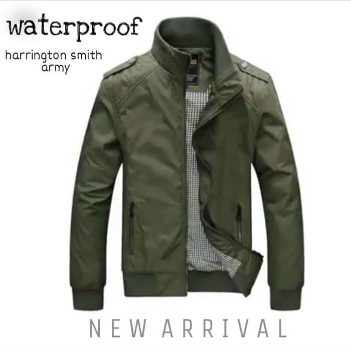 TERBARU, JAKET HARRINGTON SMITH WATERPROOF GD JK