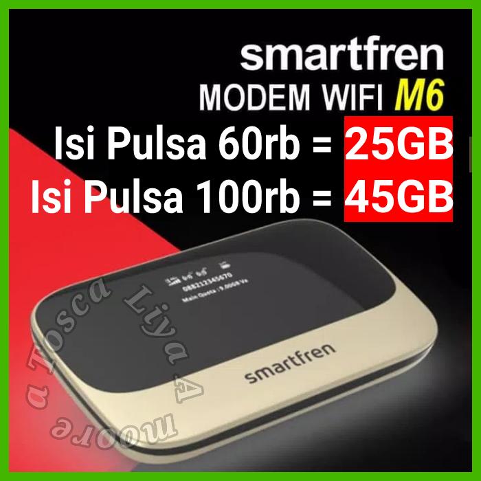 Smartfren MIFI Andromax M6 Wifi Router 4G Bisa Jadi Powerbank
