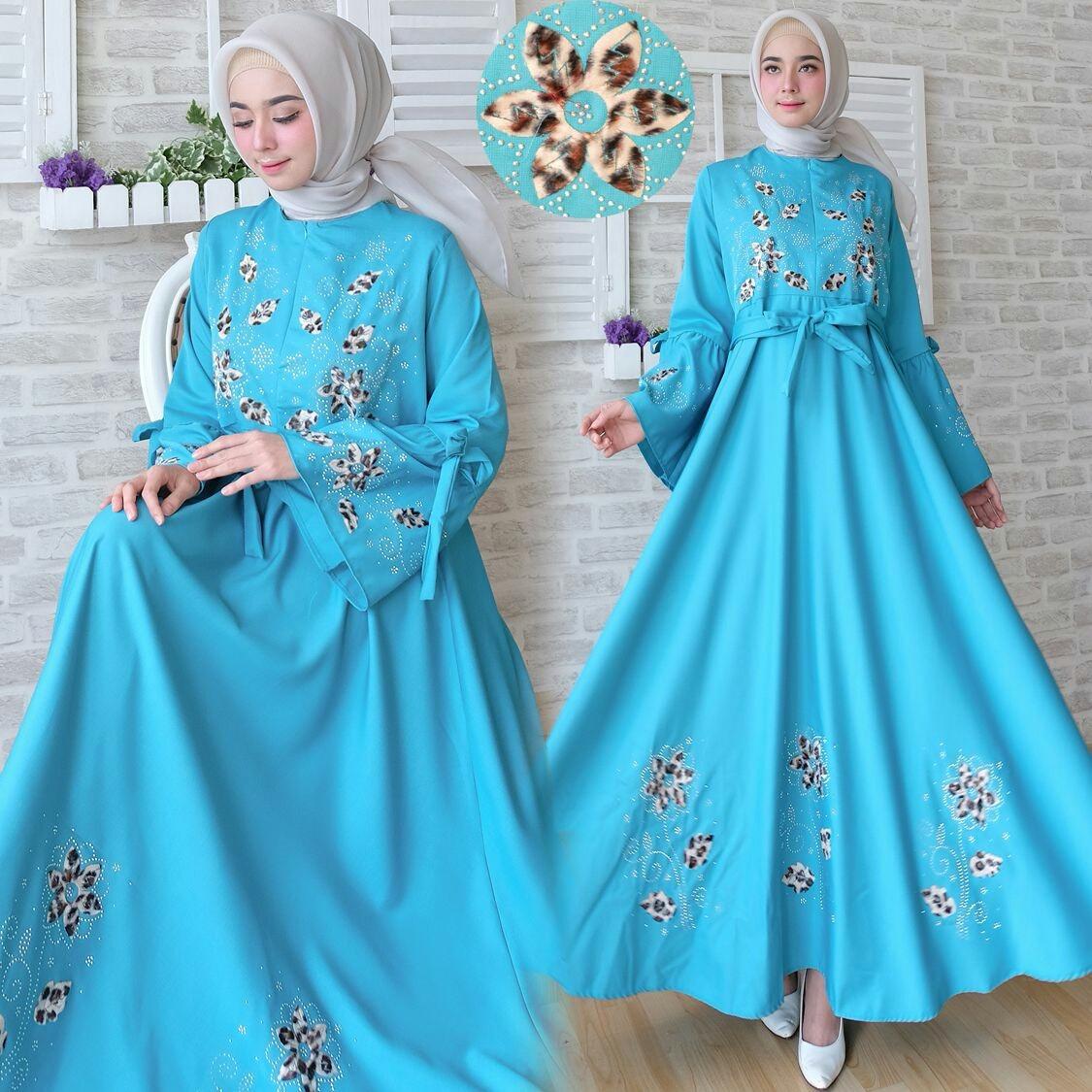Syari i wanita - Gamis wanita - Maxi wanita - Baju muslim terbaru - Busui - MF Tosca