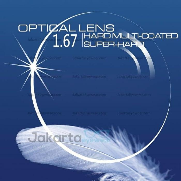 diskon 10%!! Lensa Plastik Hi Index 1.67 Aspheris Supersin A-Emi (Max Min-13 C-2) - ready stock