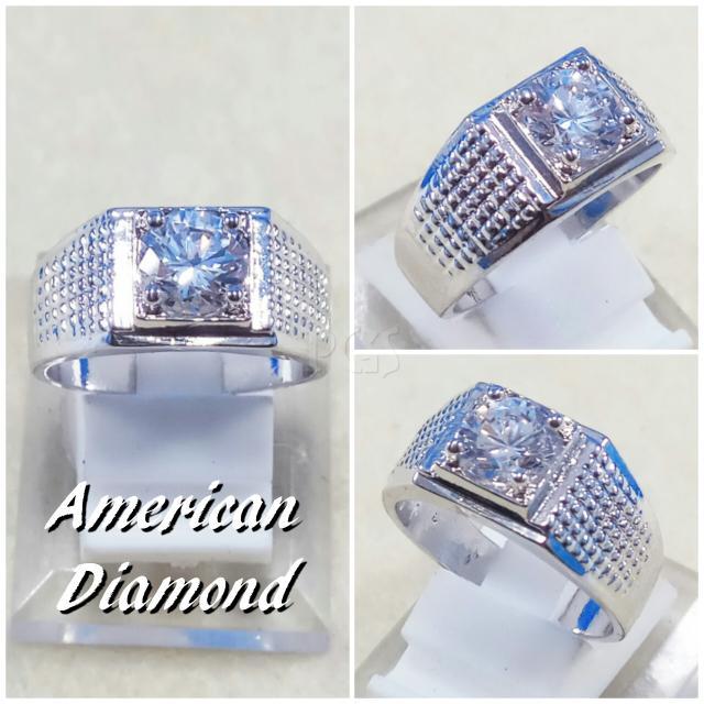 Diskon Promo Perhiasan Aksesoris CINCIN BATU AKIK PERMATA AMERICAN DIAMOND MEWAH DAN TERMURAH Murah