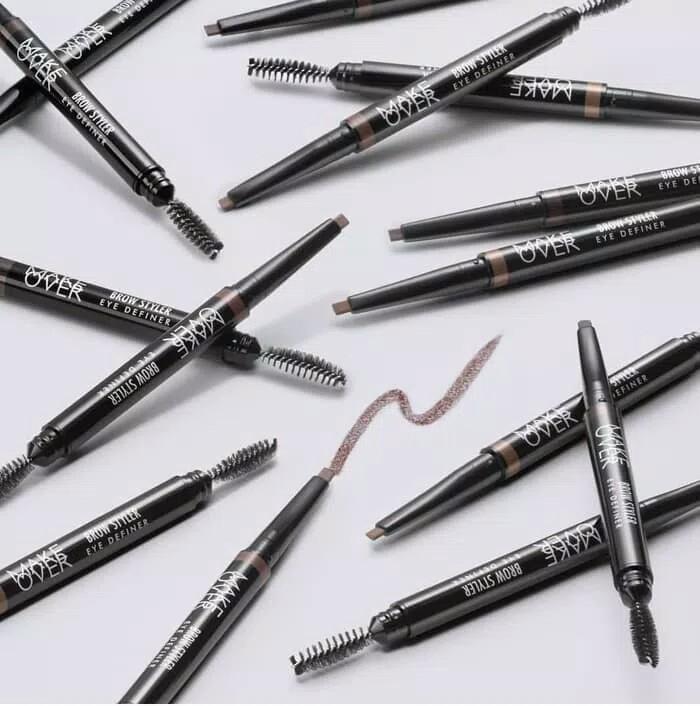Make Over Brow Styler Eye Definer - Matic Eyebrow Pencil with Brush by MakeOver/ perawatan kecantikan terbaru / kosmetik wanita terbaik / kosmetik murah / peralatan kecantikan best quality