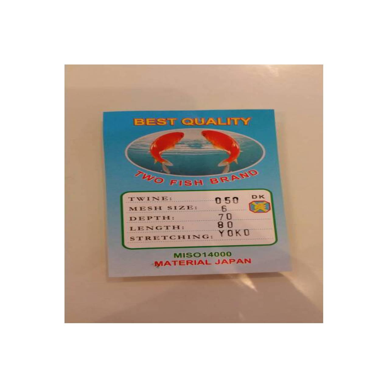 jaring senar 6 inchi 050 70x80 yard yk