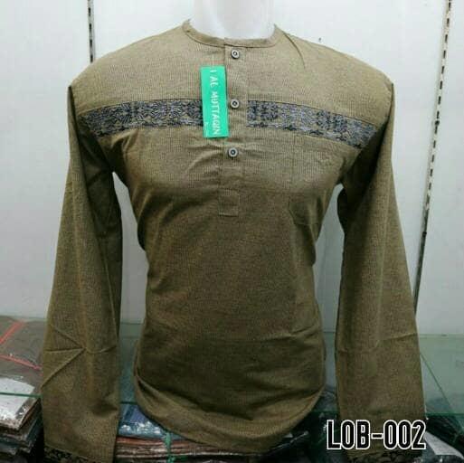Baju Muslim Pria Gamis Muslim Baju Koko Oblong Baju Murah LOB 002
