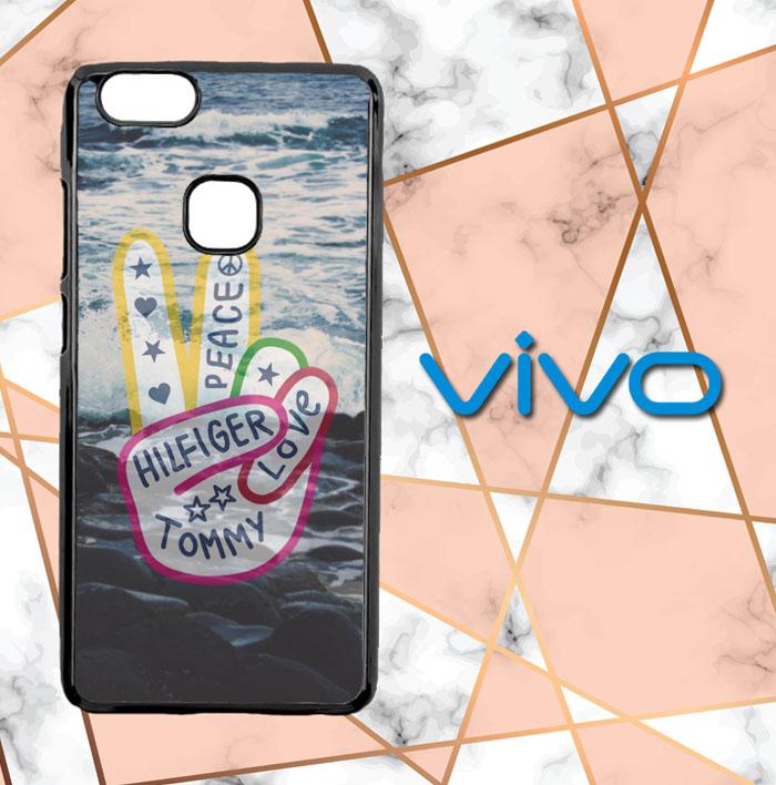 Tommy Hilfiger Peace Tumblr H0045 Casing Custom Hardcase Vivo V7 Plus Case Cover