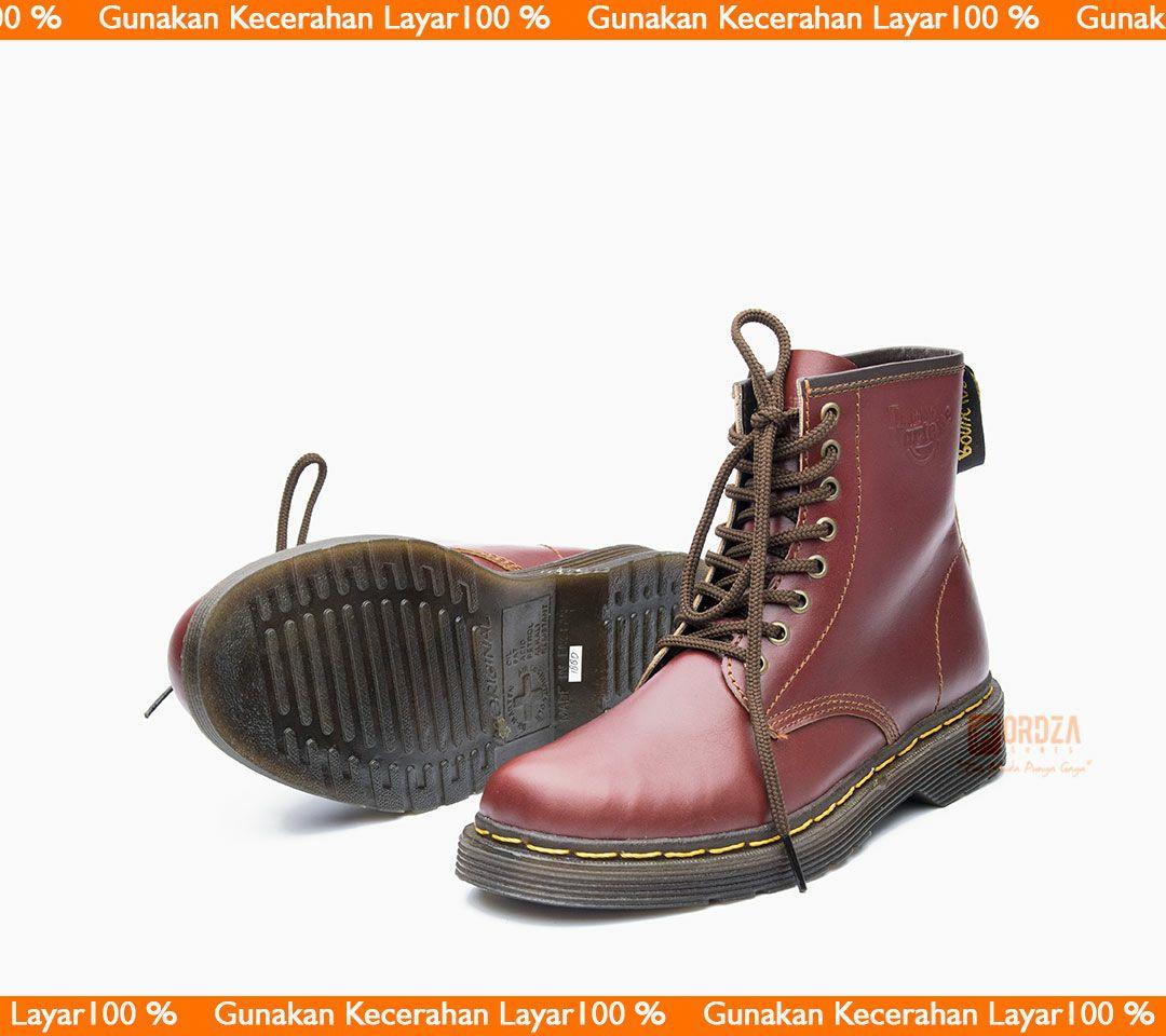 Sepatu Boot Pria Boots Casual Kulit Asli Docmart Model Dr Martens 1080