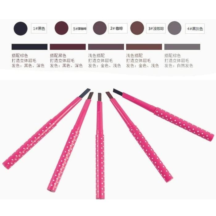Bioaqua Rotating Eyebrow Pencil Anti Sweet Waterproof - Brown