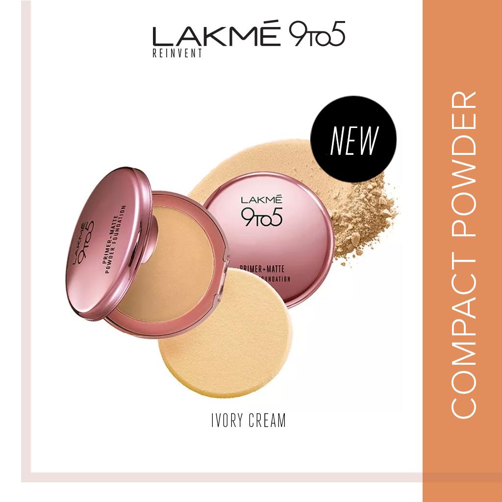 BELI Lakme 9To5 Reinvent Primer + Matte Powder Foundation Compact