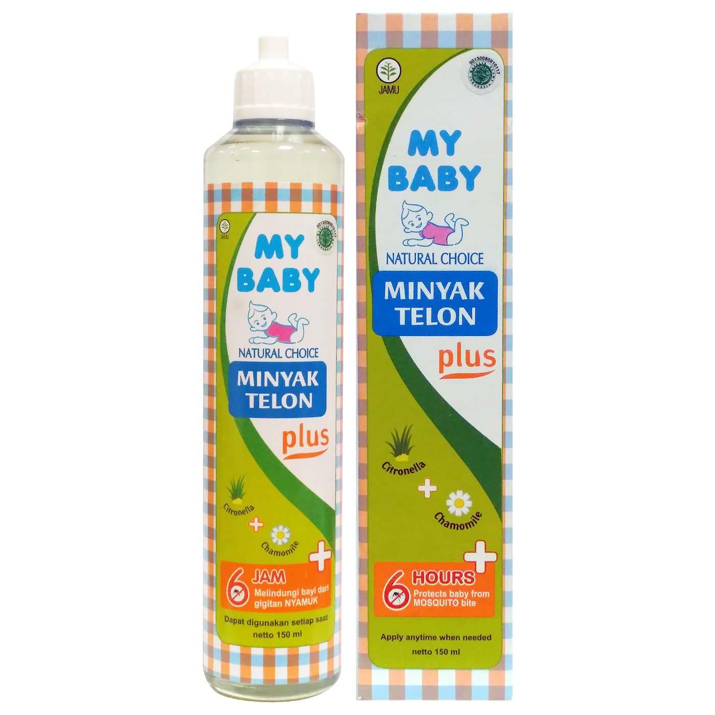 Delin Baby's - My Baby Minyak Telon Plus 150 ml 1 Botol / Perut Kembung Bayi / Minyak Urut Bayi / Obat Masuk Angin Bayi