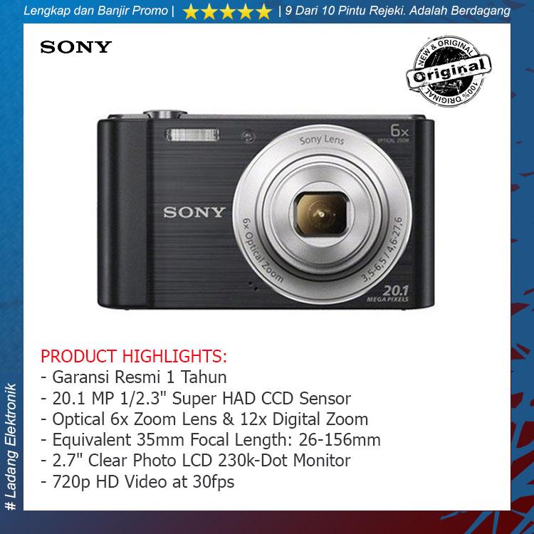 Sony CyberShot W810 Silver Kamera Pocket / Garansi Resmi 1 Tahun